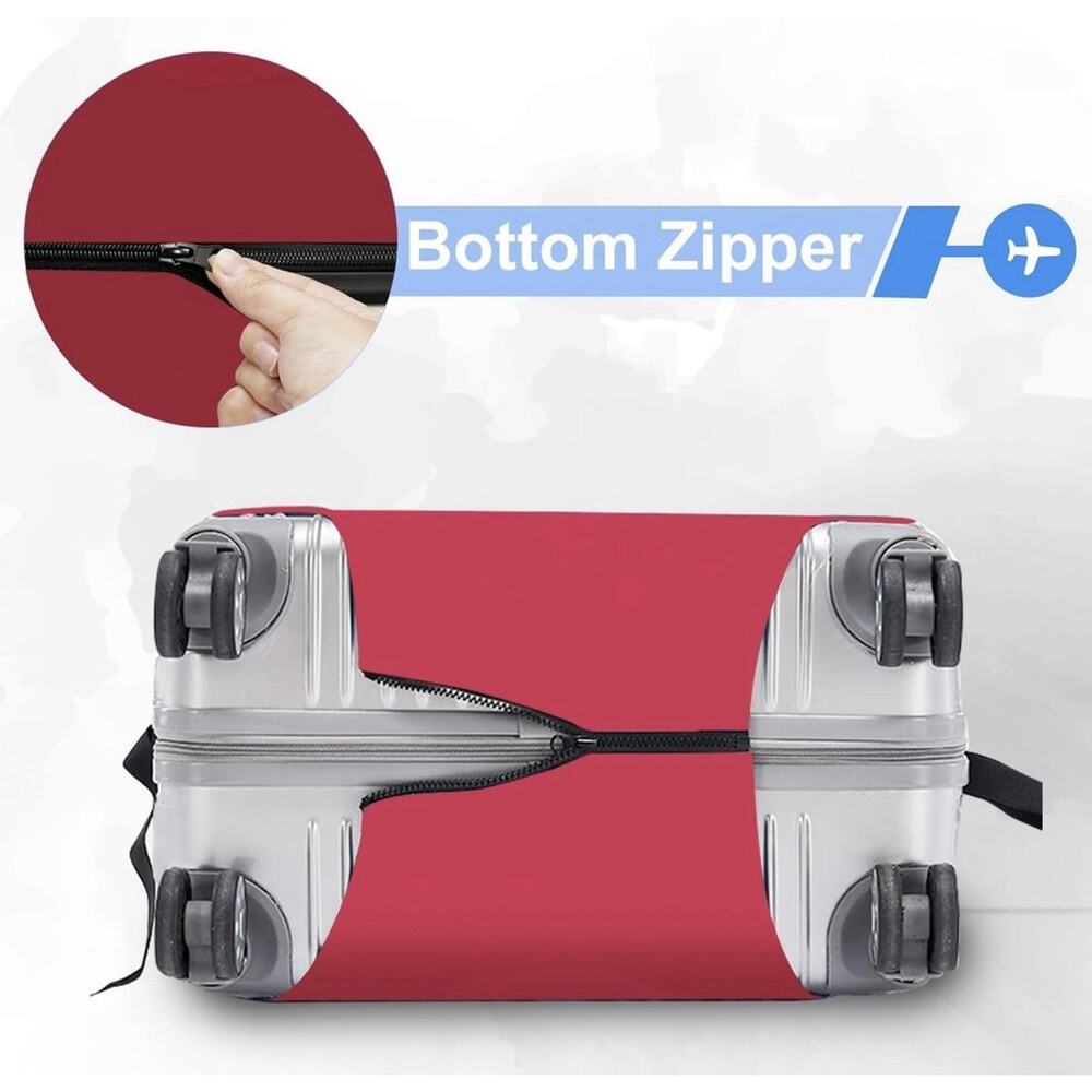 Elastic Suitcase Protective Cover Size M Check Pics Funny Don’t Touch Me - Picture 3 of 10